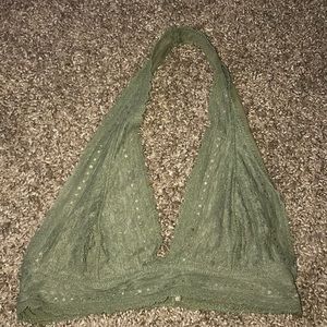 army green bralette